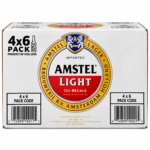 Amstel Light Bottle - 24 pk