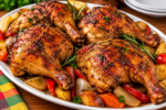 Baked Chicken Leg Quarters - Per Serving