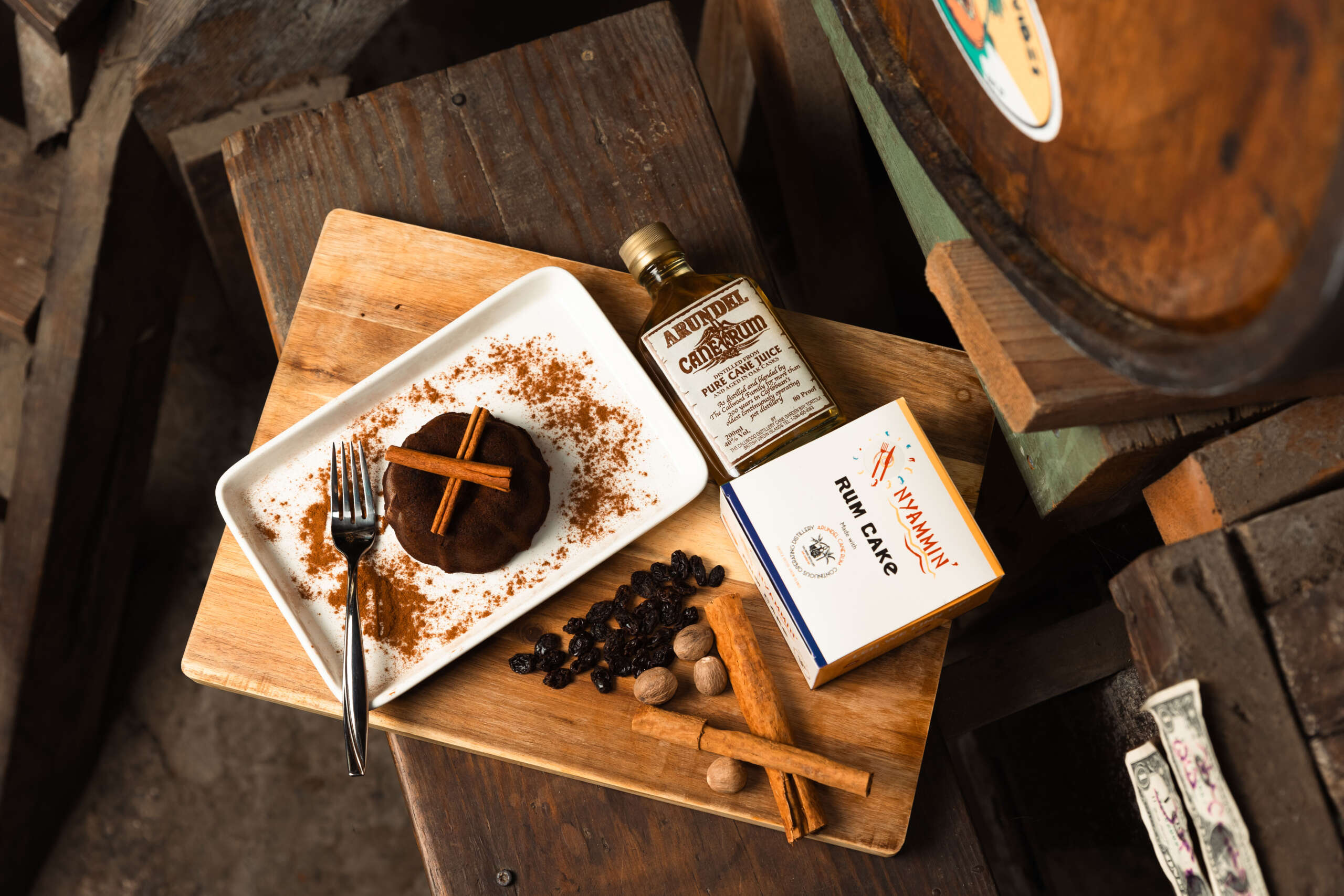 Nyammin' BVI Rum Cake (4 in) - 160 g